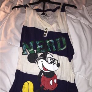 Mickey Mouse nerd shirt